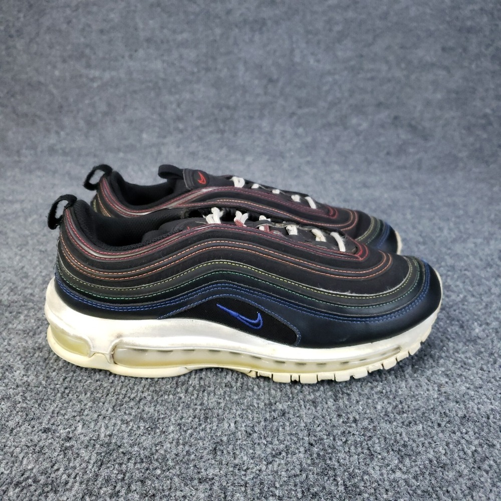 Nike Air Max 97 Shoes Womens Size 9 Black Rainbow‎ Casual Sneakers DJ5999-001